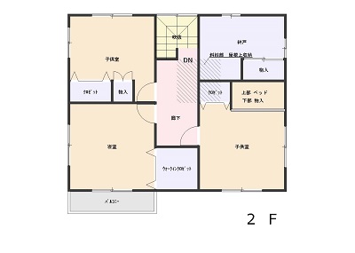 ２F平面